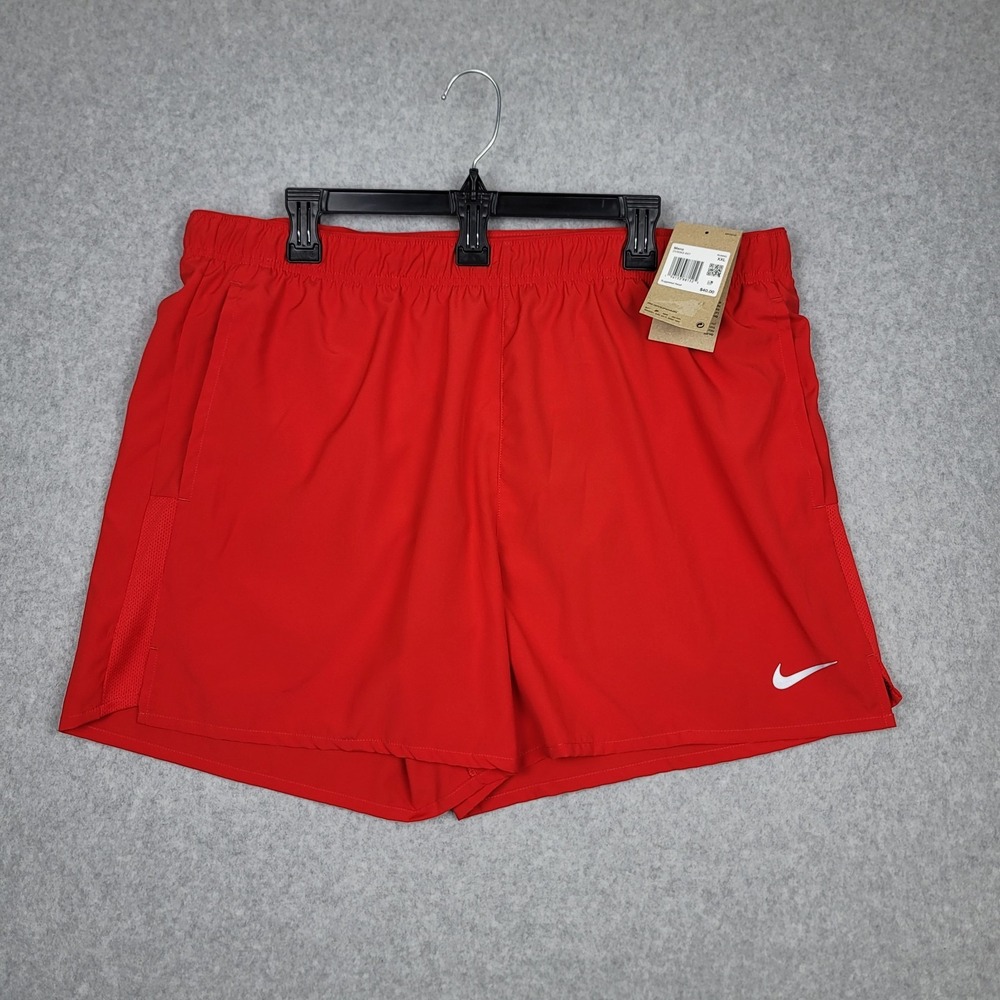 Nike Challenger 5" Inseam Lined Running Gym‎ Shorts Men's XXL Red DV9359-657